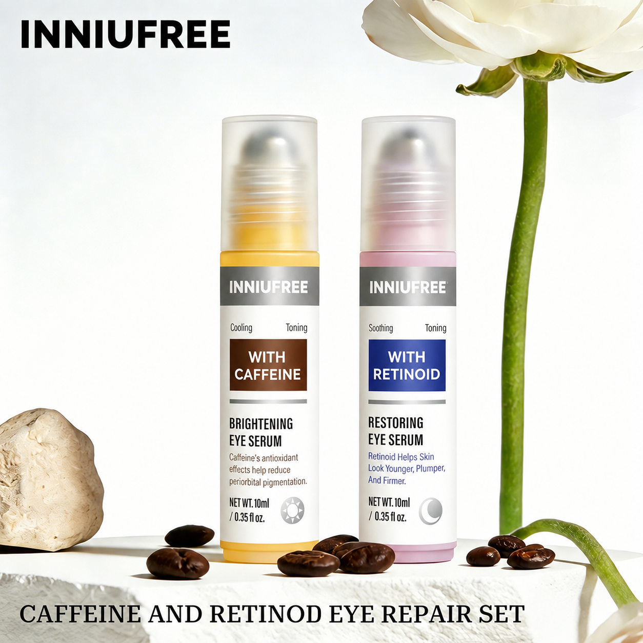 INNIUFREE™ CAFFEINE AND Retinoid EYE REPAIR SET