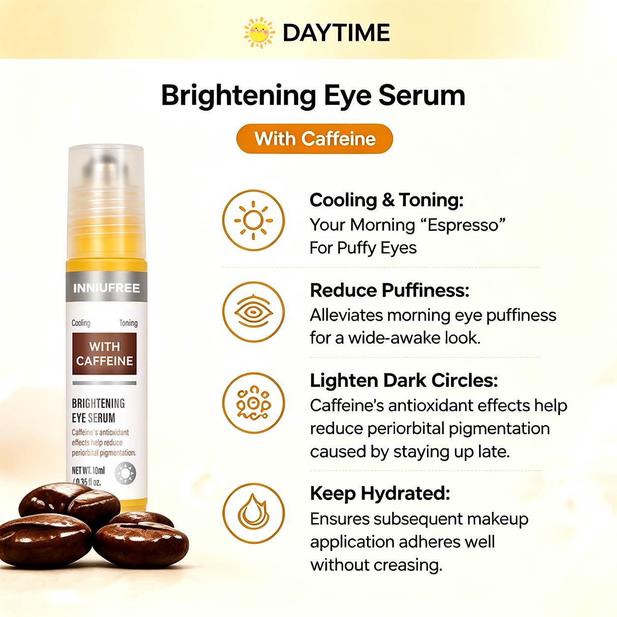 INNIUFREE™ CAFFEINE AND Retinoid EYE REPAIR SET