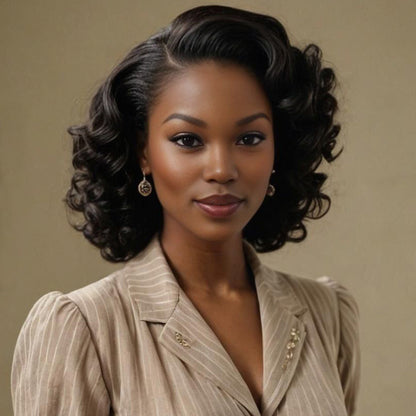 Baba Curl Bob Wig 300% Density 5x5 HD Lace Closure Egg Curl Wig 100% Human Hair Salon-Quality Luxurious