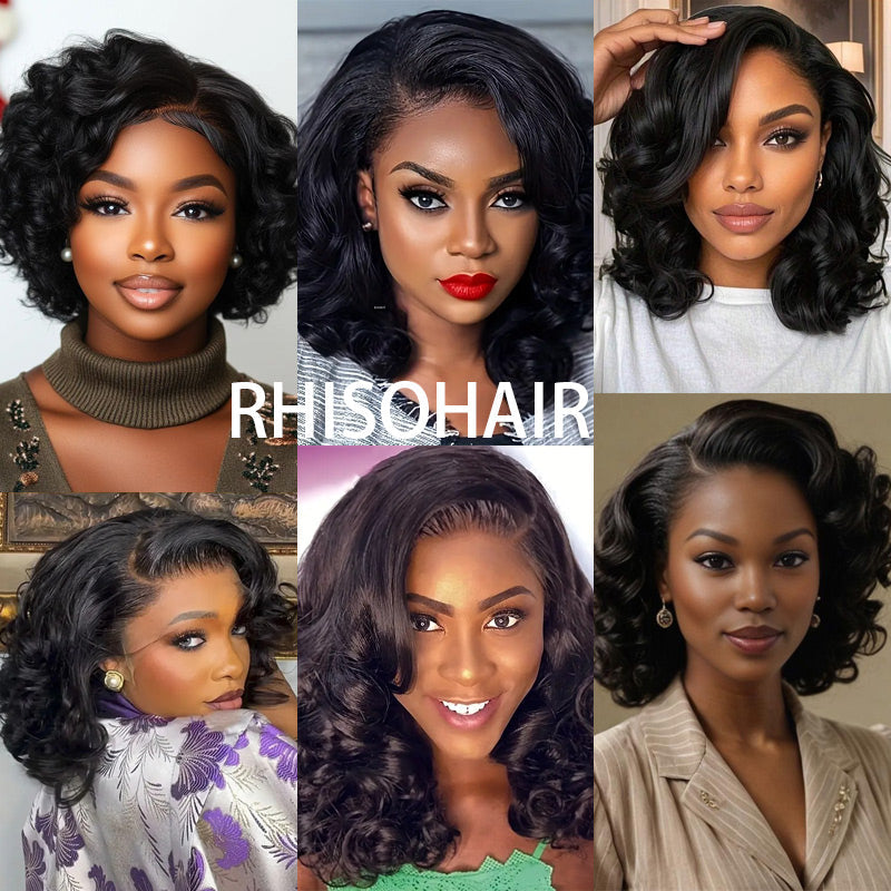 Baba Curl Bob Wig 300% Density 5x5 HD Lace Closure Egg Curl Wig 100% Human Hair Salon-Quality Luxurious