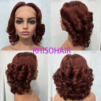 Baba Curl Bob Wig 300% Density 5x5 HD Lace Closure Egg Curl Wig 100% Human Hair Salon-Quality Luxurious
